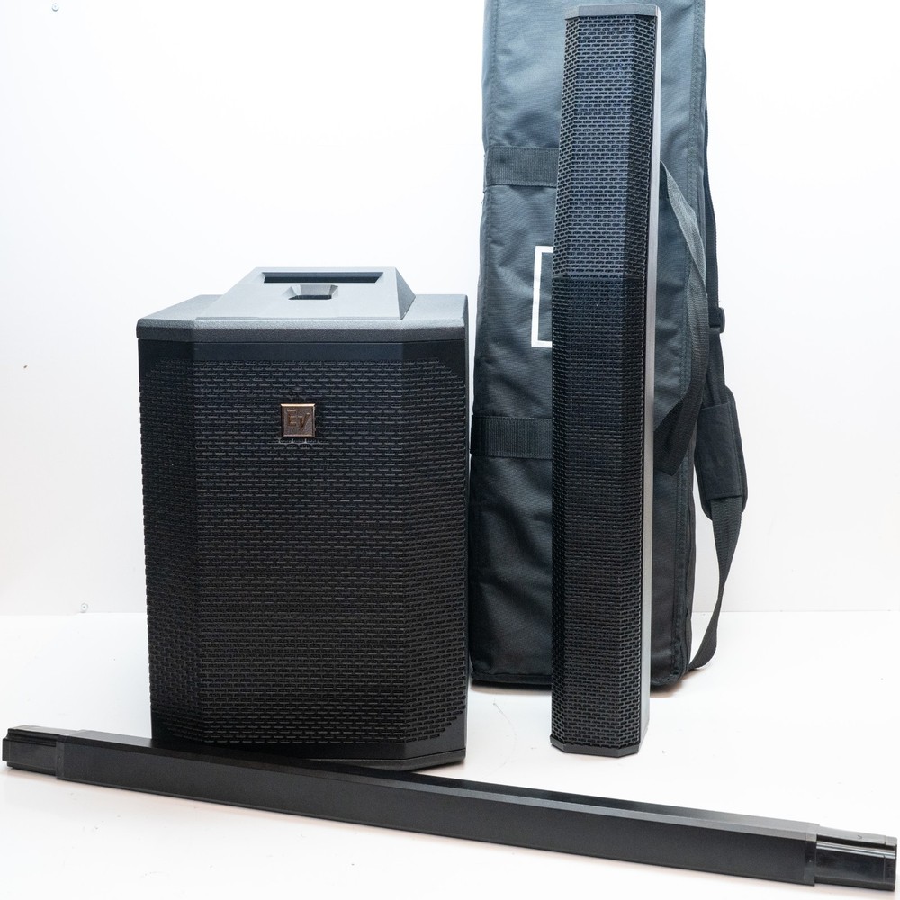 Electro-Voice Evolve 50 Portable 1000W Column PA System w Bluetooth + Subwoofer
