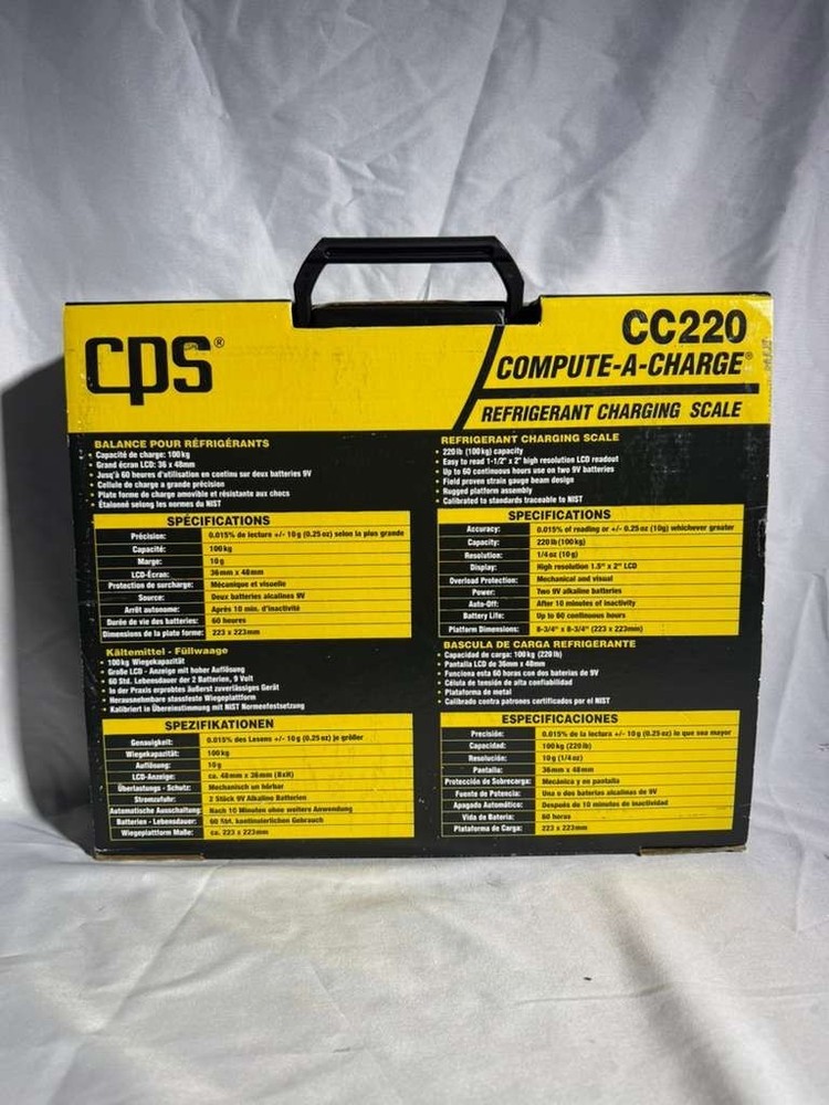 CPS Products CC220 Compact High Capacity Charging Scale