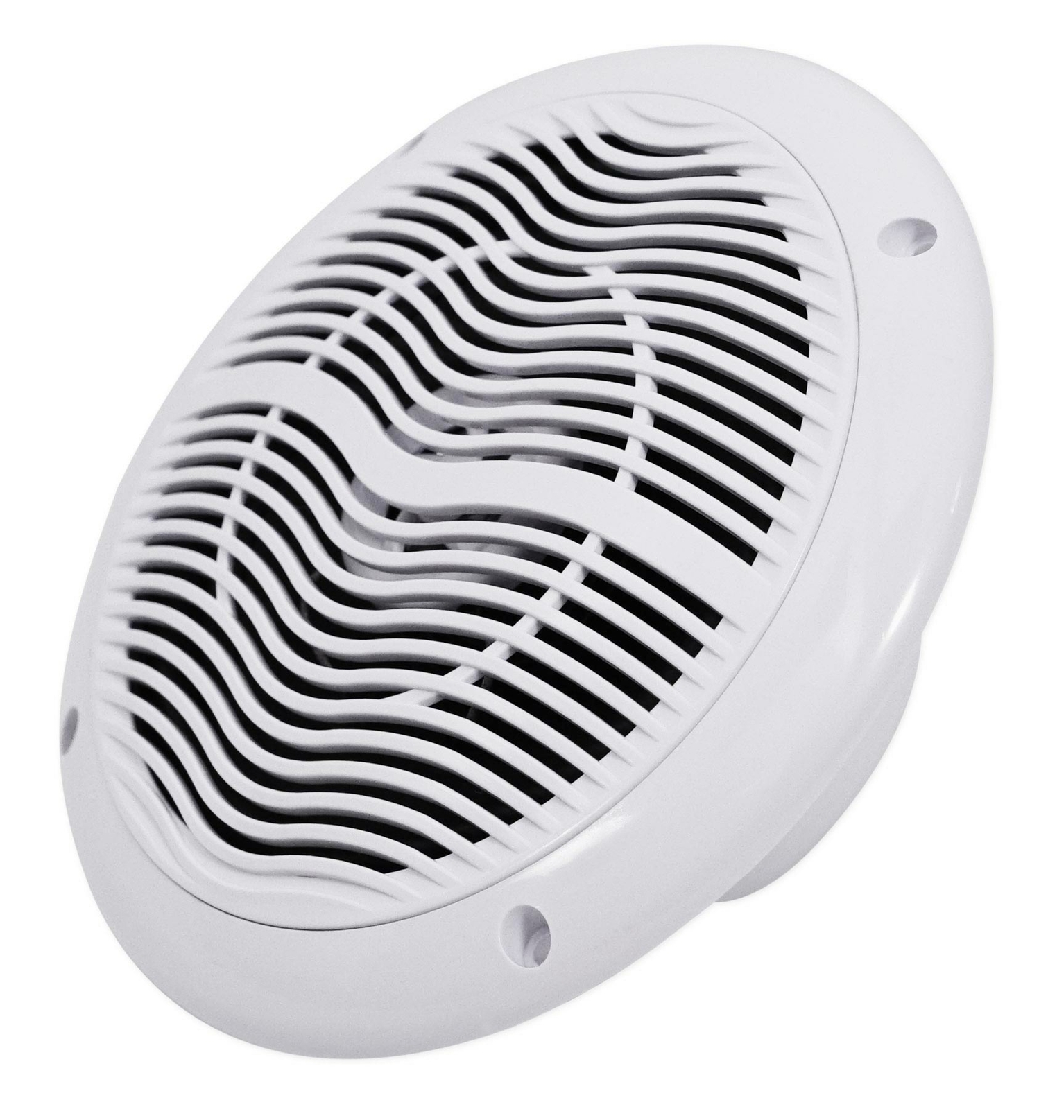 (4) Rockville RMC65W 6.5" 1200 Watt Waterproof Marine Boat Speakers 2-Way White