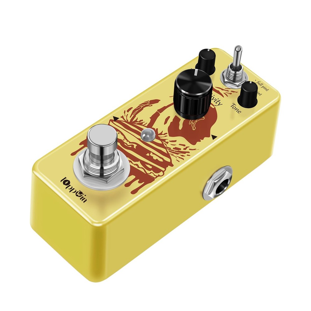 IOppWin COMP Optical Compressor Pedal - Classic Smooth Dynamics Yellow