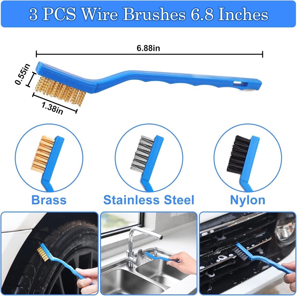 Car Detailing Kit 27pcs Blue Waterproof