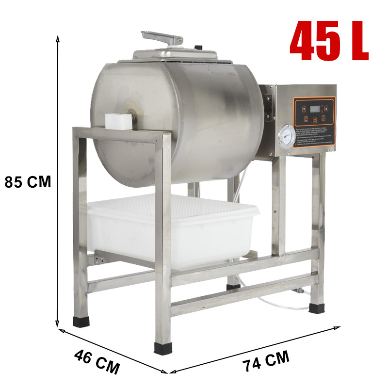 45L Commercial Meat Vacuum Tumbler Marinator For Vegetable Chicken Beef Rotation