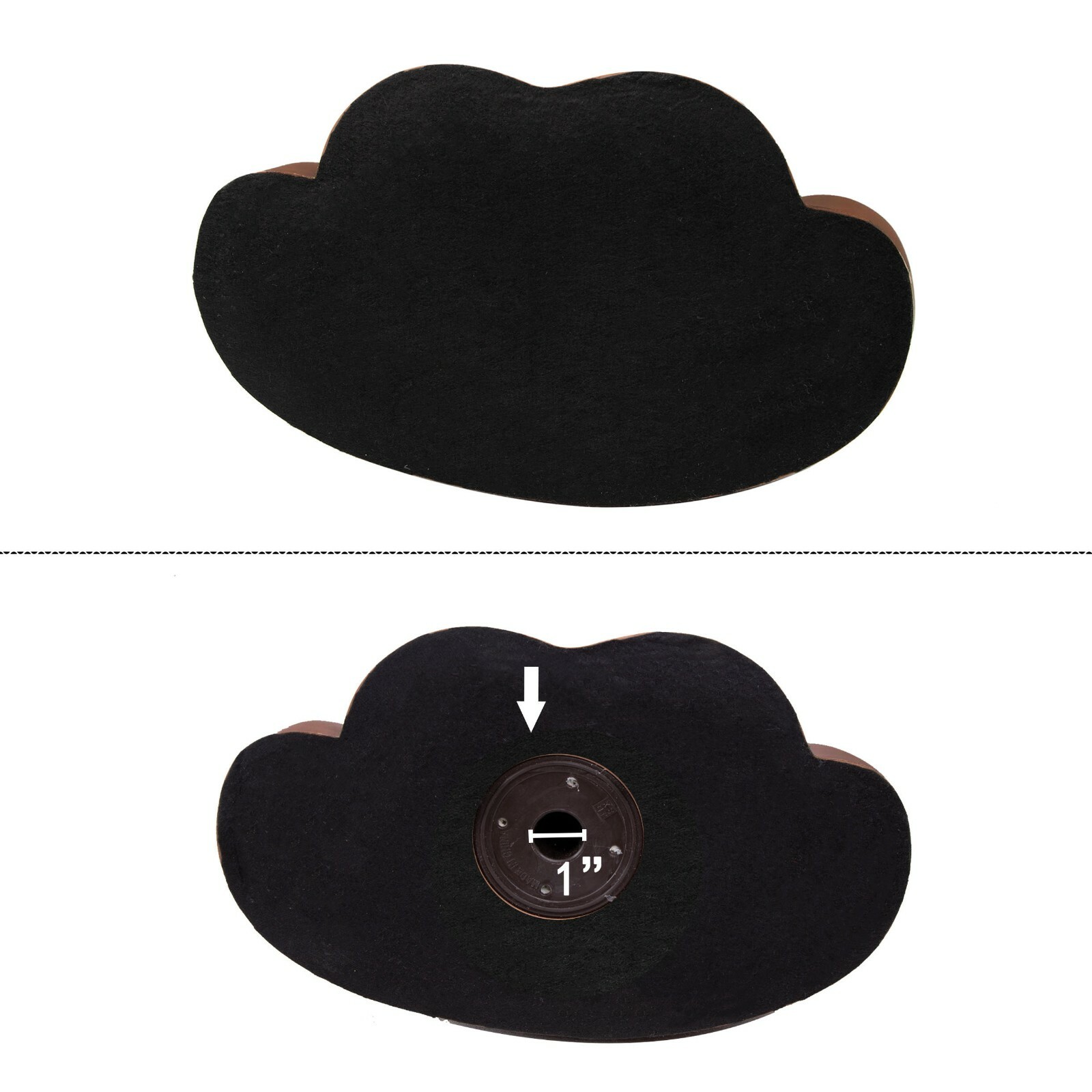 16.5" Realistic Mannequin Wig Head Manikin shoulder Bust Stand Display Hair DE-S