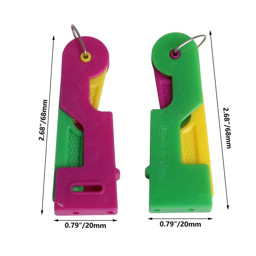 2 x Easy Sewing Needle Device Automatic Threader Thread Guide Tool Elderly Use