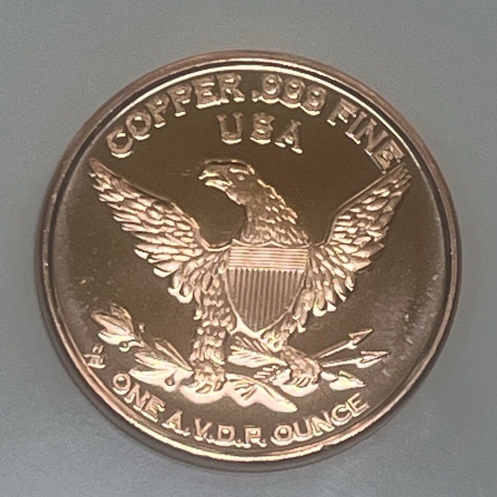 1856 Flying Eagle Cent 1 oz Pure .999 Copper Round