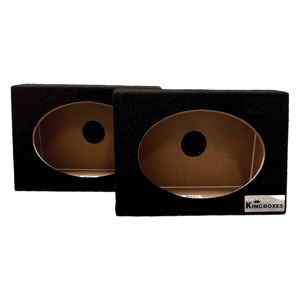 A69 6" x 9" Wedge Single-Speaker Carpeted Enclosure, Pair