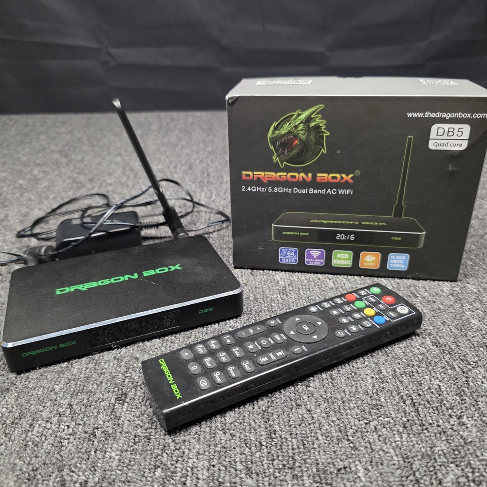Dragon Box DB5 Streaming Device Quad Core Dual Wi-Fi Android 5.1 w/ Remote