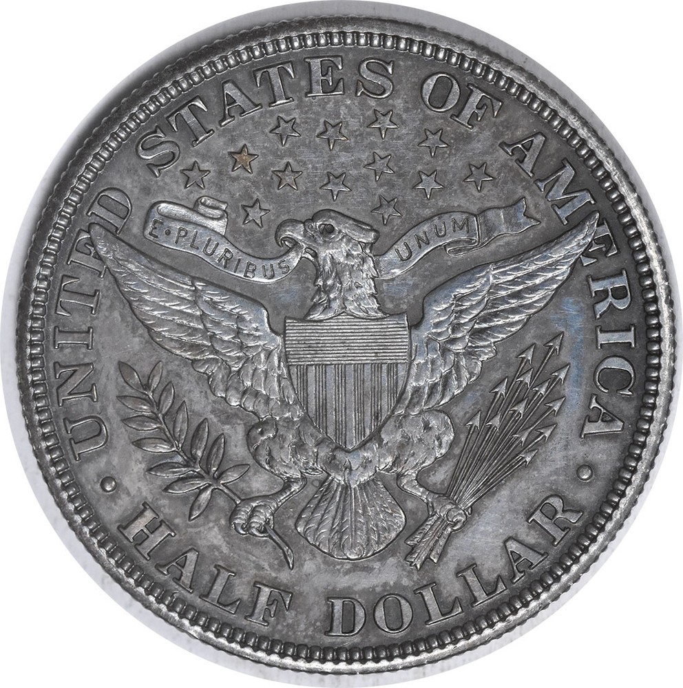 1908 Barber Silver Half Dollar AU Slider Uncertified #201