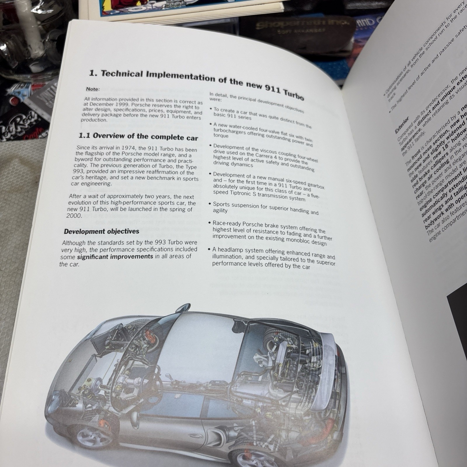 1999 PORSCHE 911 TURBO 996 PRODUCT INFORMATION INTERNAL SALES BOOK BROCHURE EURO