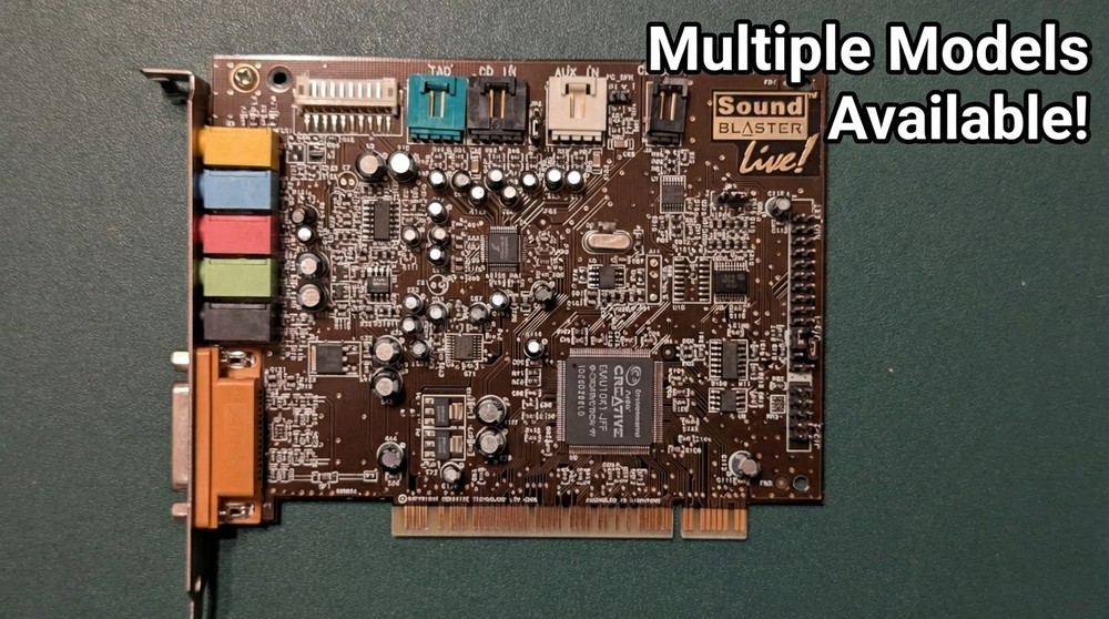 Creative Sound Blaster Live! PCI Sound Card Tested/Working. Multiple Models!