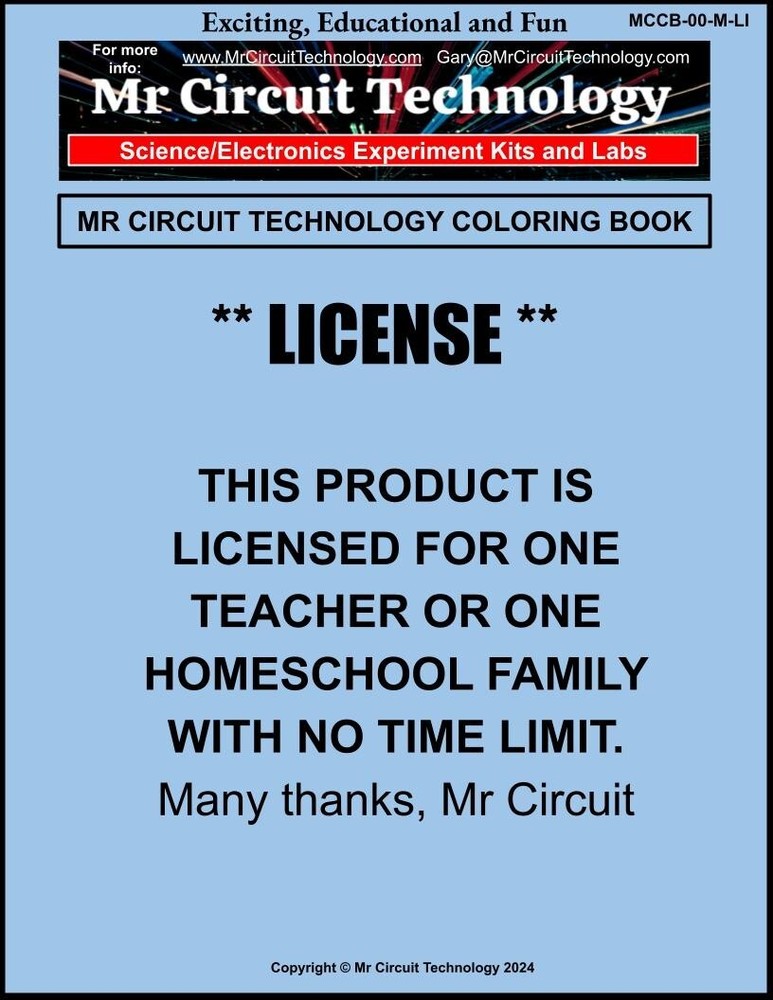 5th Grade- Lesson Plan #Exp07 "HOW AN SCR WORKS" Science-Electronics