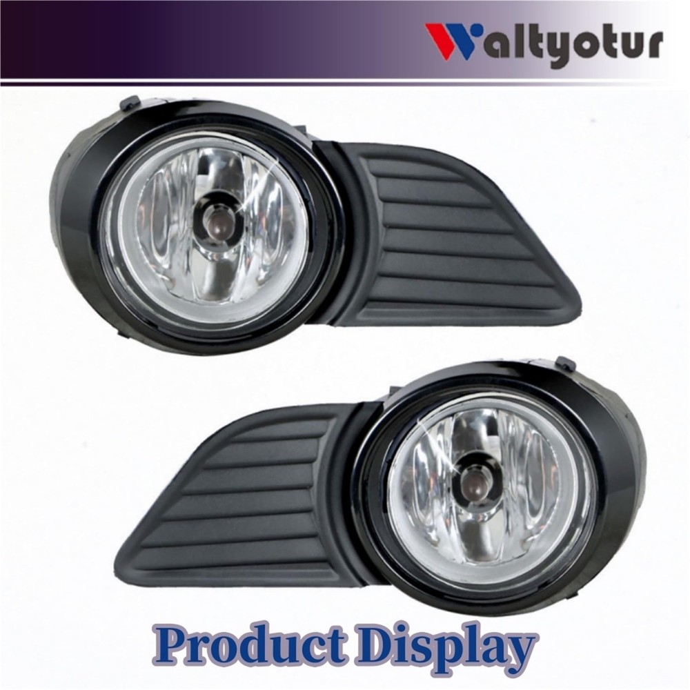2011-2017 Bumper Fog Lights Replacement Left Right Side with Harness Switch Kit