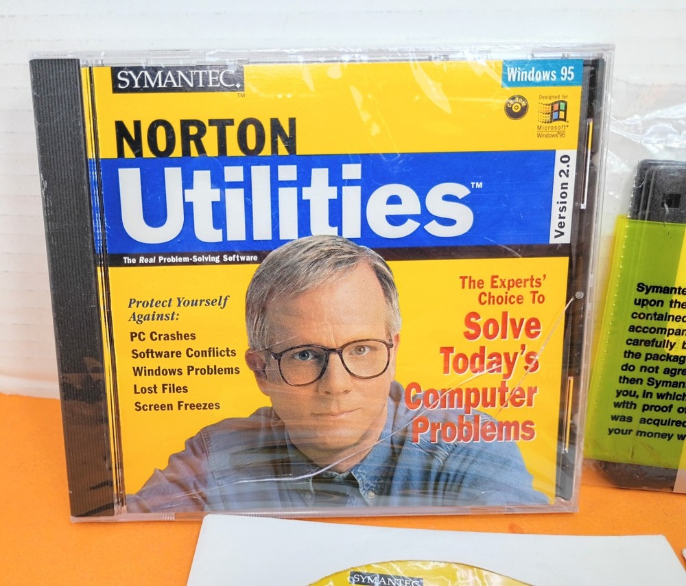 ☣️ Symantec Norton Utilities Version 2.0 SystemWorks PRO CD Software PC Tools