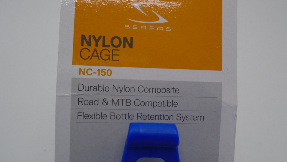 Serfas Nylon Bicycle Water Bottle Cage, Blue