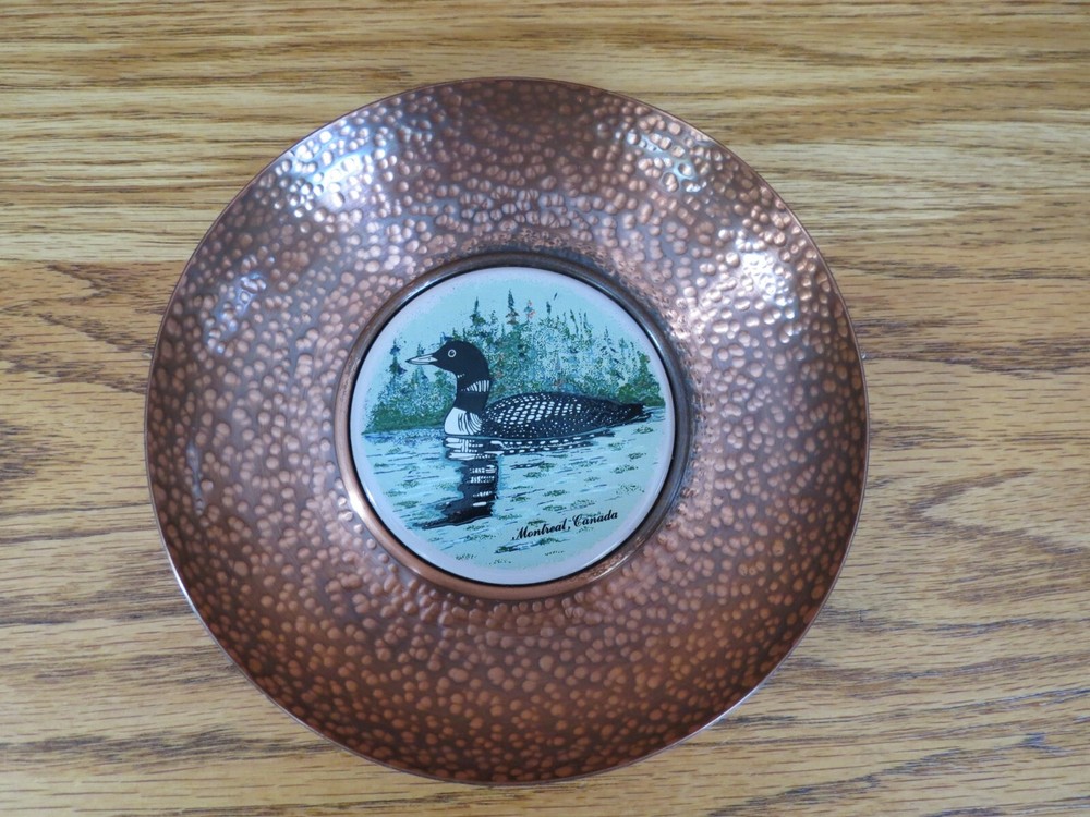 Vintage Hand Wrought Solid Copper Bowl 6” Fantasy Copperware Canada