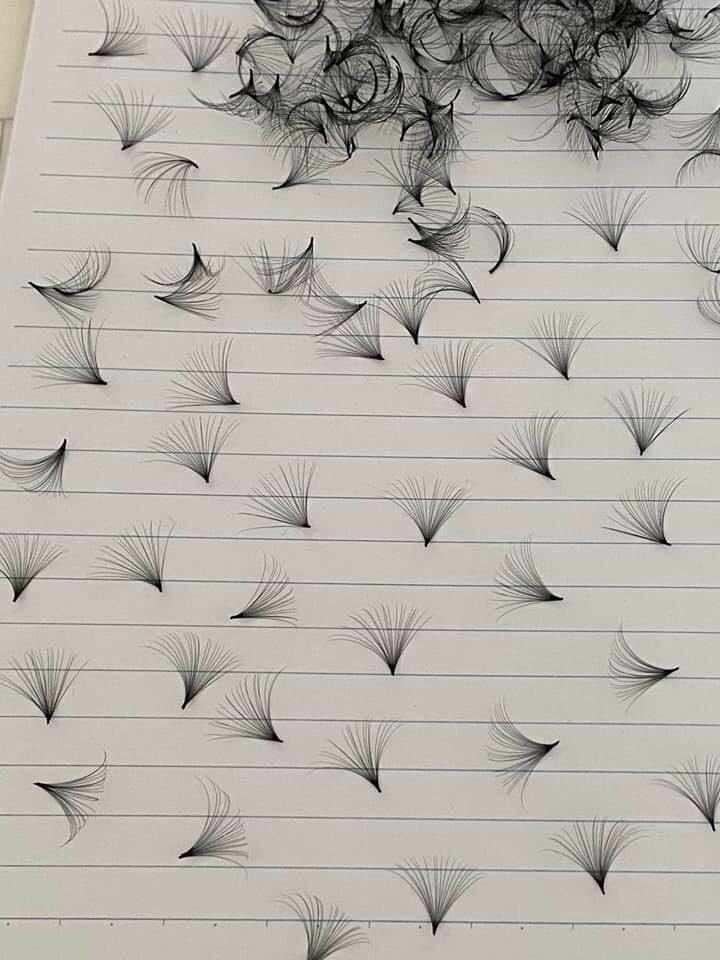 Handmade Eyelash Extensions 5D/ C,D Curl