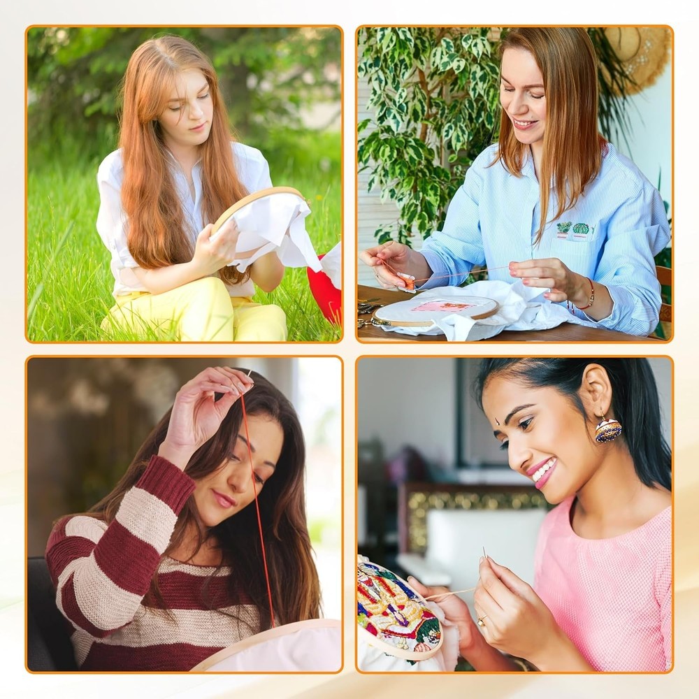 Ultimate Embroidery Floss Set with Storage Box