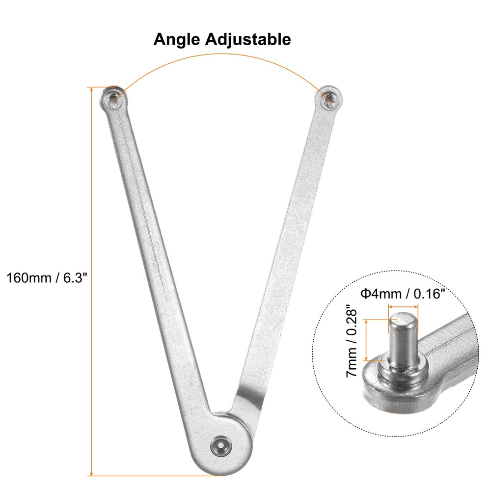 Adjustable Rotary Tool Pin Spanner 3.5mm Thickness Lock Nut Wrench New