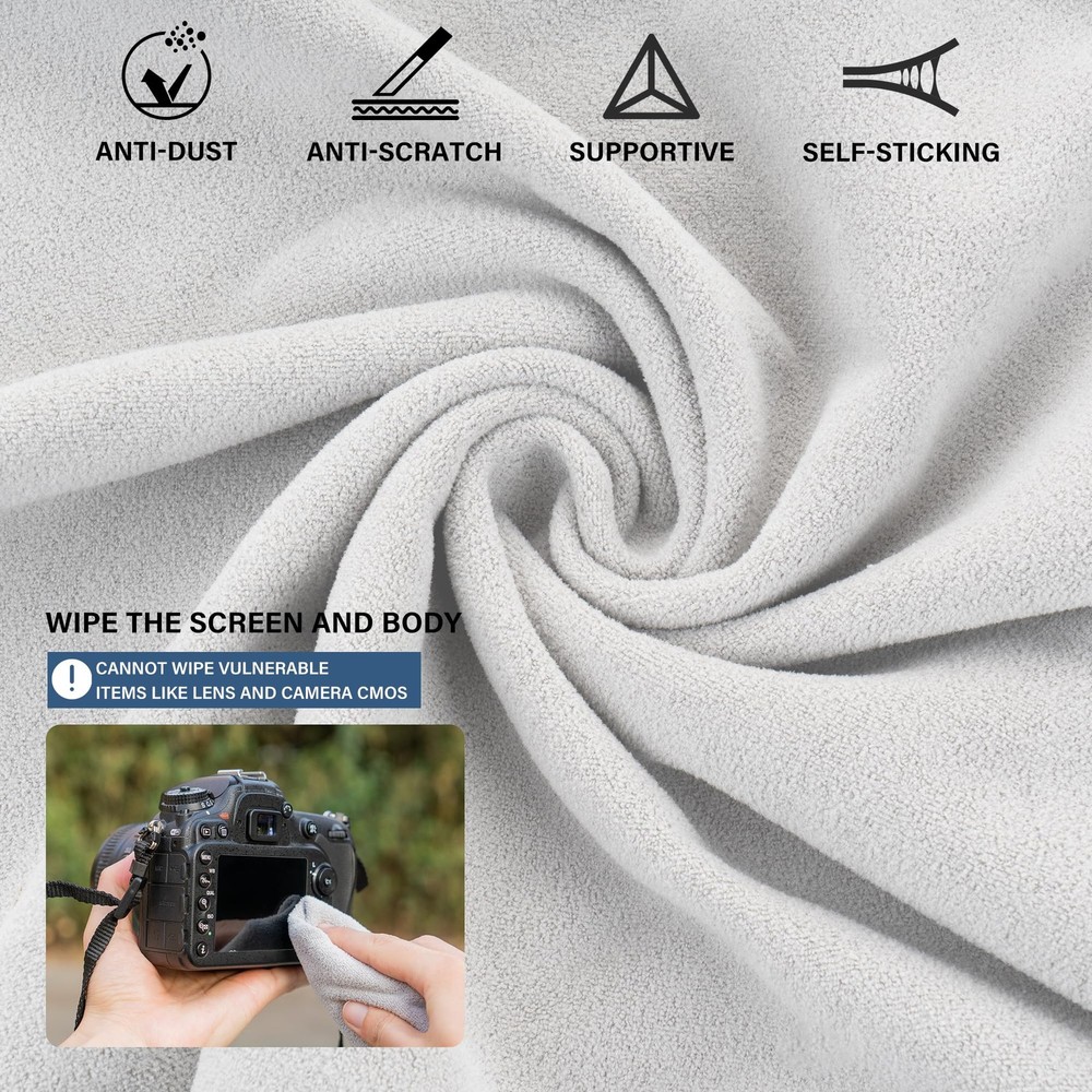Protective Wrap Self-Adhesive Magic Cloth Camera Wrap Storage Cloth Anti-Scra...