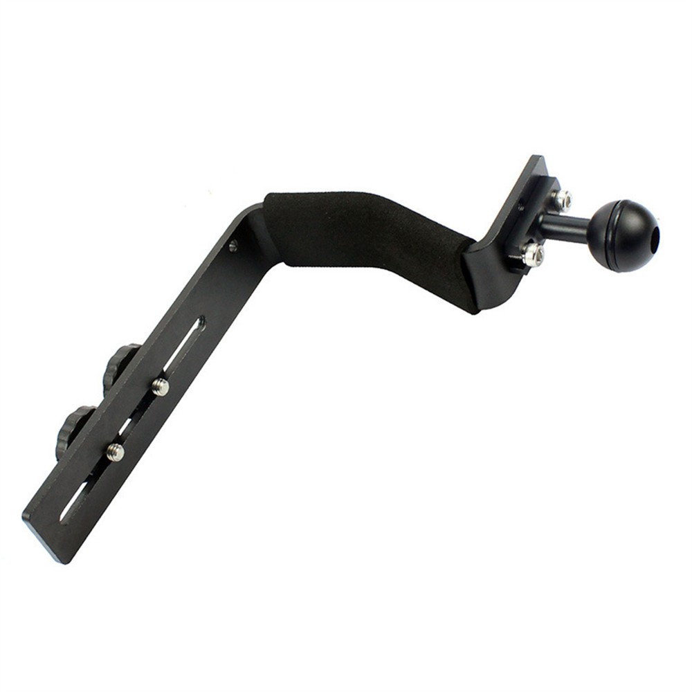 Alloy Camera Diving Tray Z Shape Handle Mount w/ Base Adapter Extension Bracket