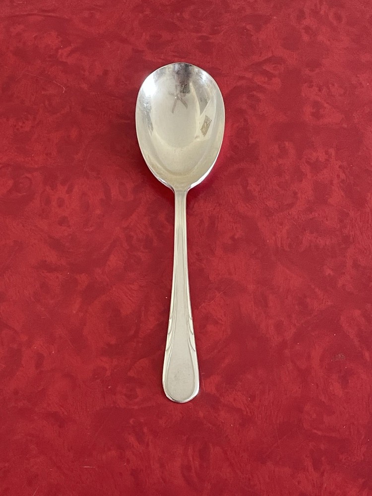 International Silver ARGYLE Silverplate Solid Smooth Casserole Spoon 1938