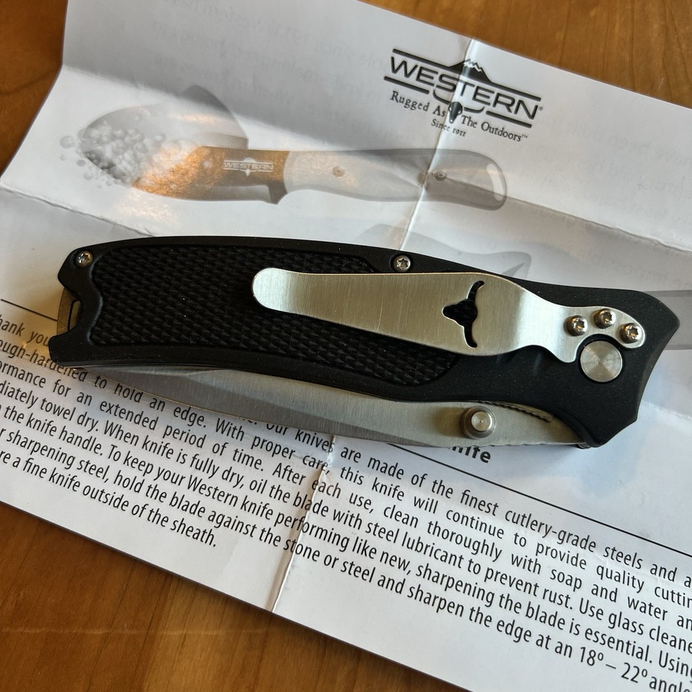 Camillus Western BlackTrax Linerlock