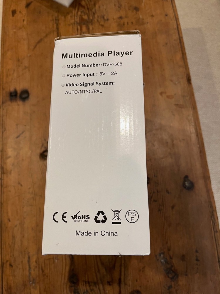 TOJOCK Mini Multimedia Player Model DVP-508