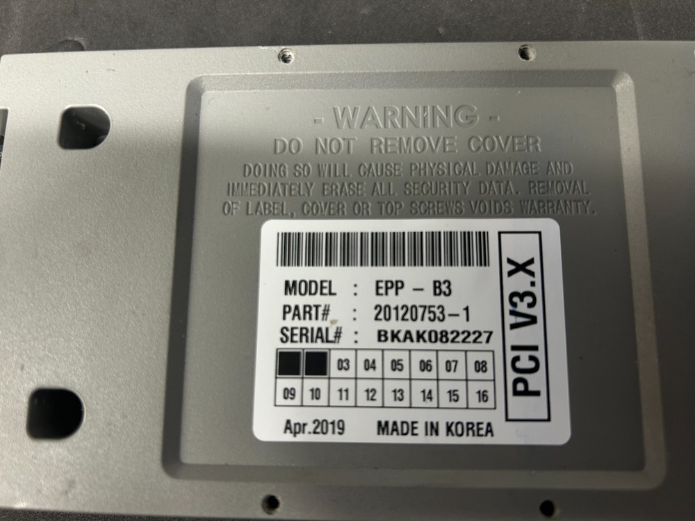 Hantle/Genmega EPP B3 Keypad Repair & Reprogram