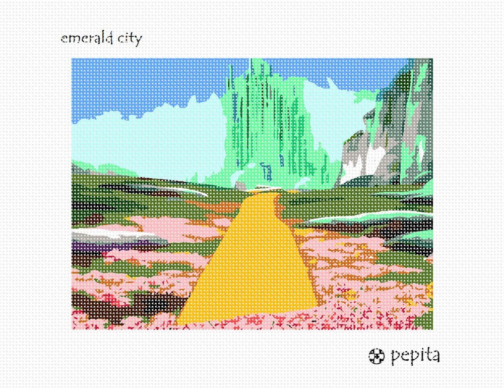 Emerald City Needlepoint Canvas