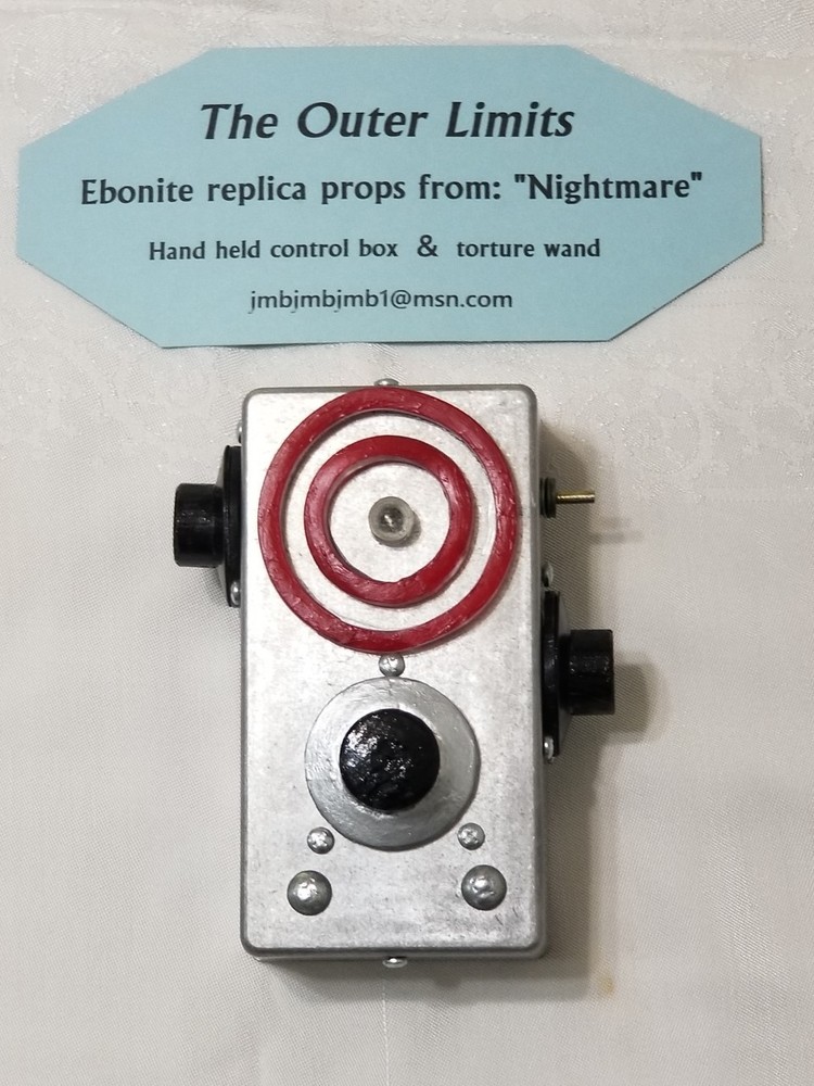 Outer Limits to scale working replicas. Ebonite props. from Nightmare. Box,wand.