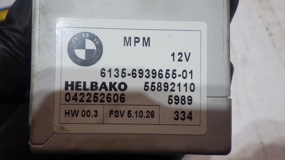 05 BMW 645i MPM MICRO POWER CONTROL MODULE 61356939655