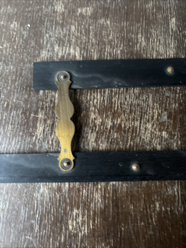 Ebony & Brass Parallel Rulers Slide Ruler Nautical Navigation