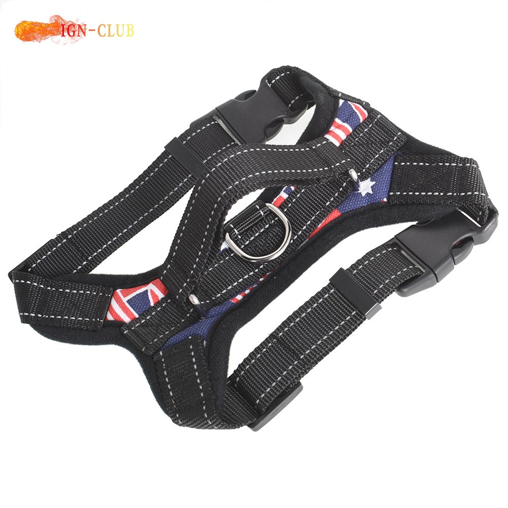 No Pull Dog Pet Harness Durable Adjustable Control Vest Dogs Reflective S M L XL