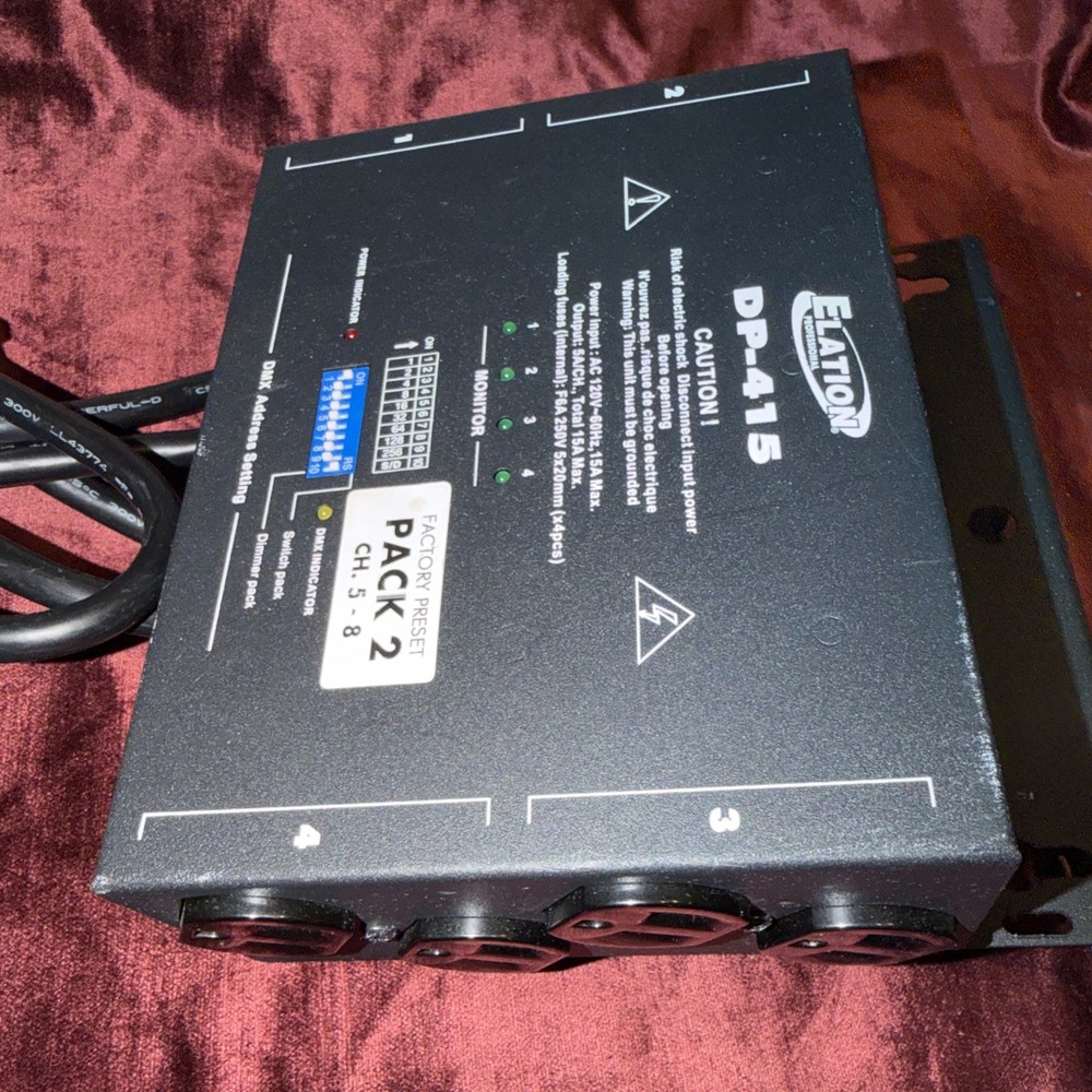 Elation DP-415 4-Channel Dimmer/Switch Pack CG01XGL