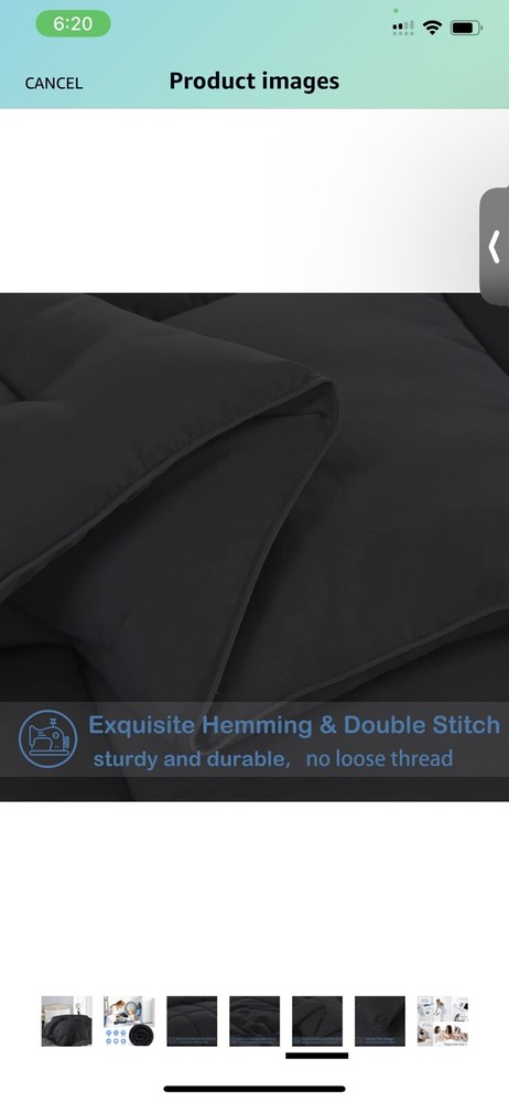 Queen Size Easeland Quilt Black