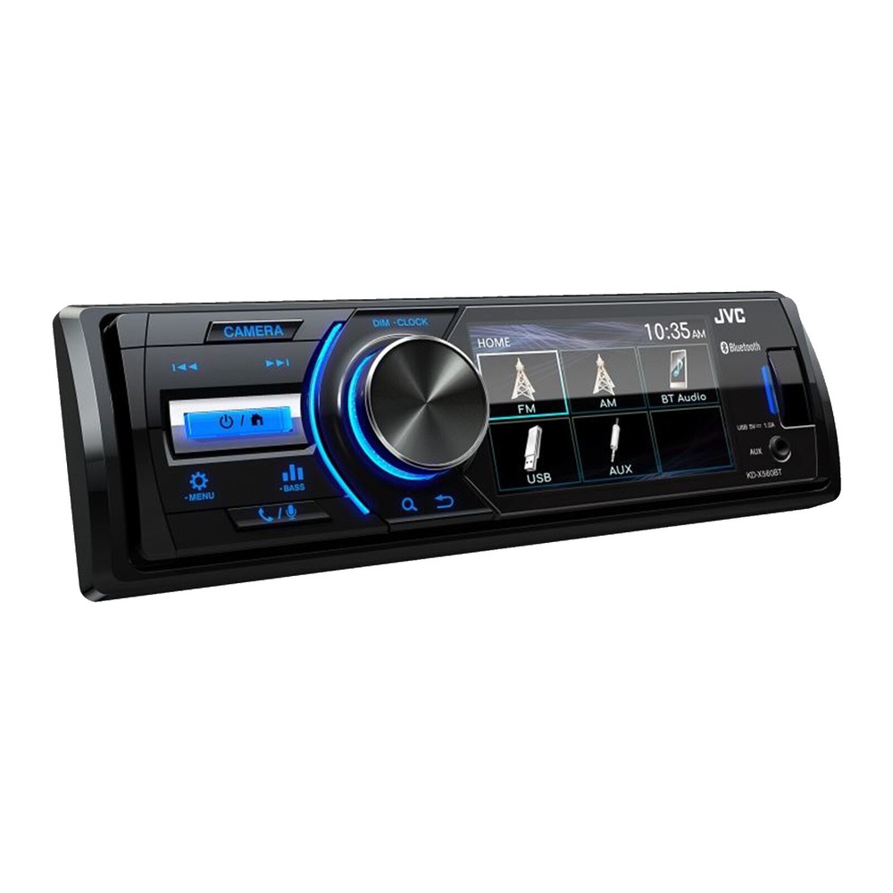 Motorcycle Bluetooth Receiver w/Cover, Wired Remote, Antenna, AUX Interface