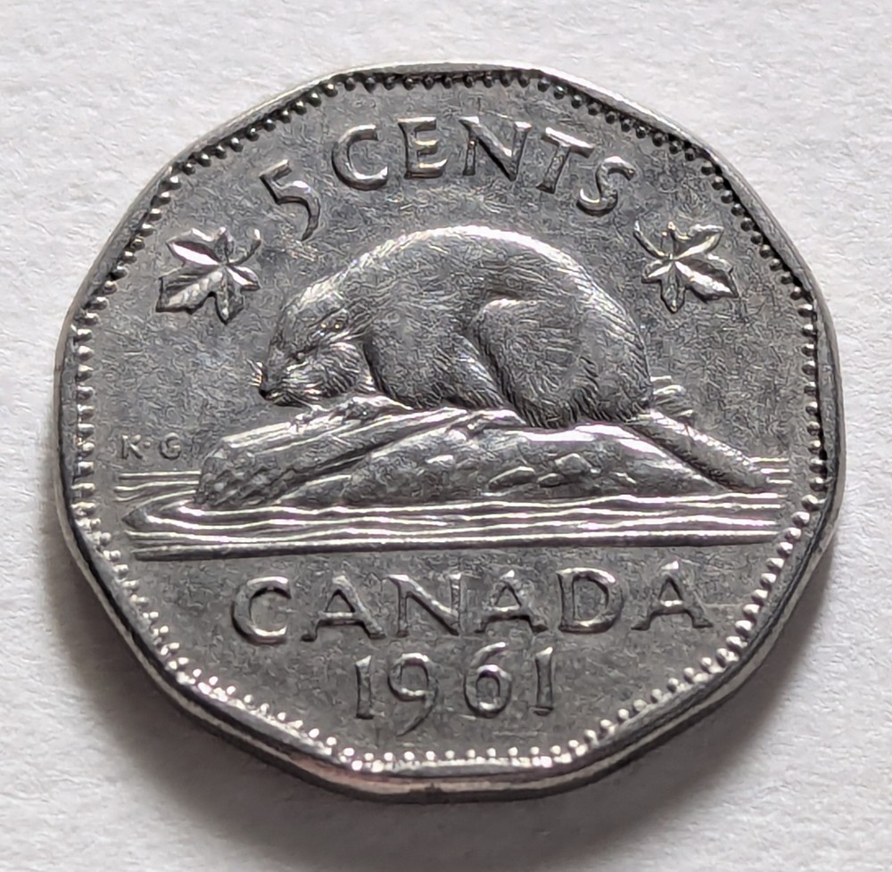Canada, 1961, 5 Cents