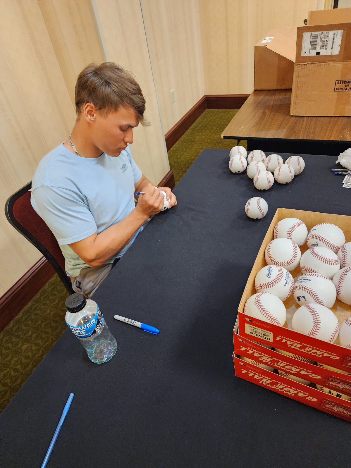 JJ Wetherholt Autographed OMLB Baseball Inscribed Bible Verse Beckett COA
