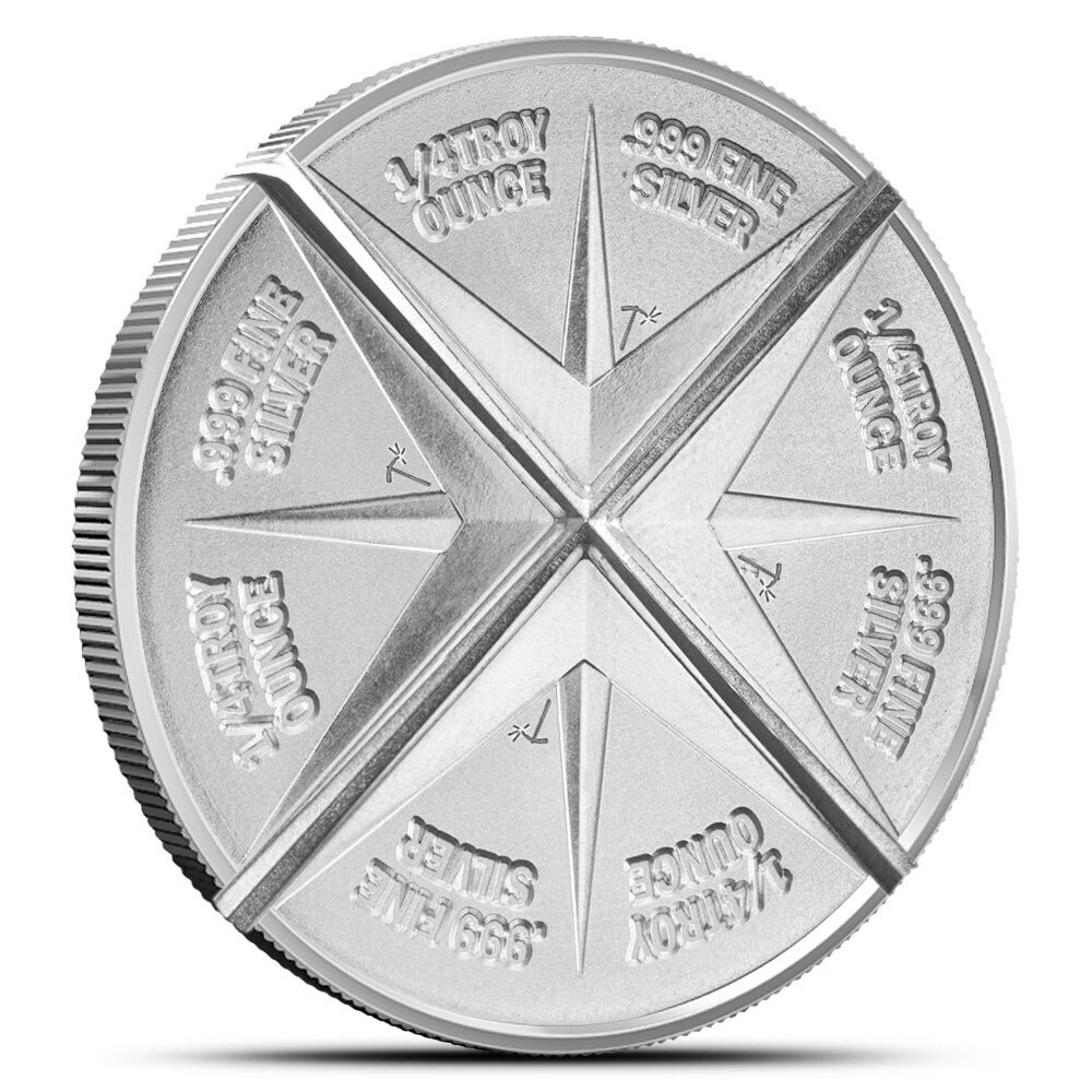 1 oz SilverTowne Divisible Silver Round (New)