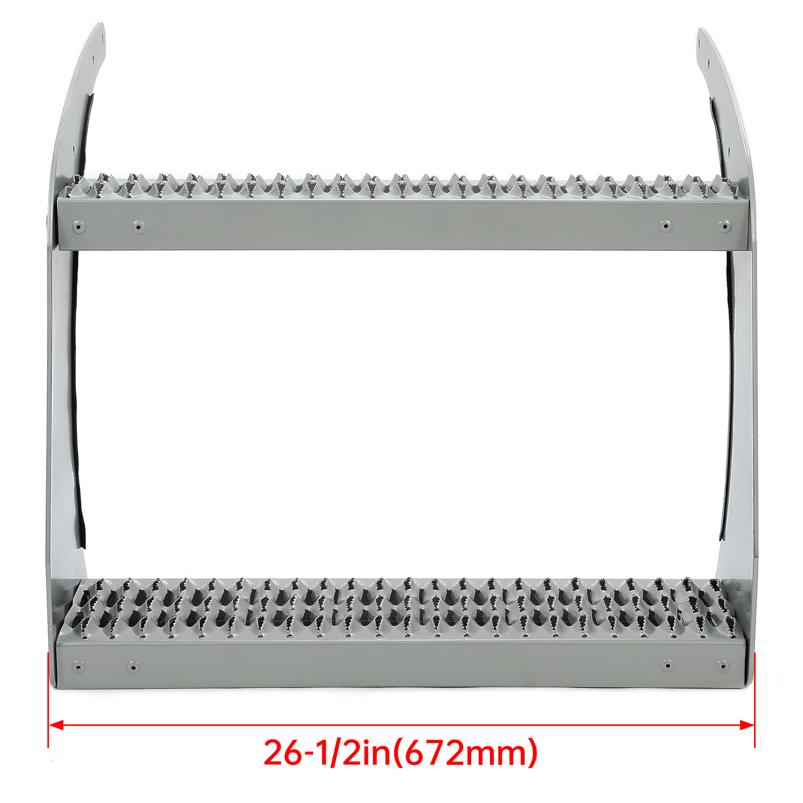 26" Fuel Tank Step For Peterbilt All Models Silvery Non-Slip Fuel Tank Stair