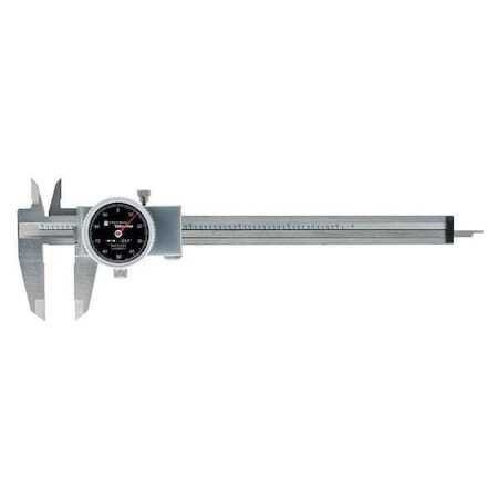 Tesa Brown & Sharpe 00589021 Dial Caliper,Stainless Steel,Black