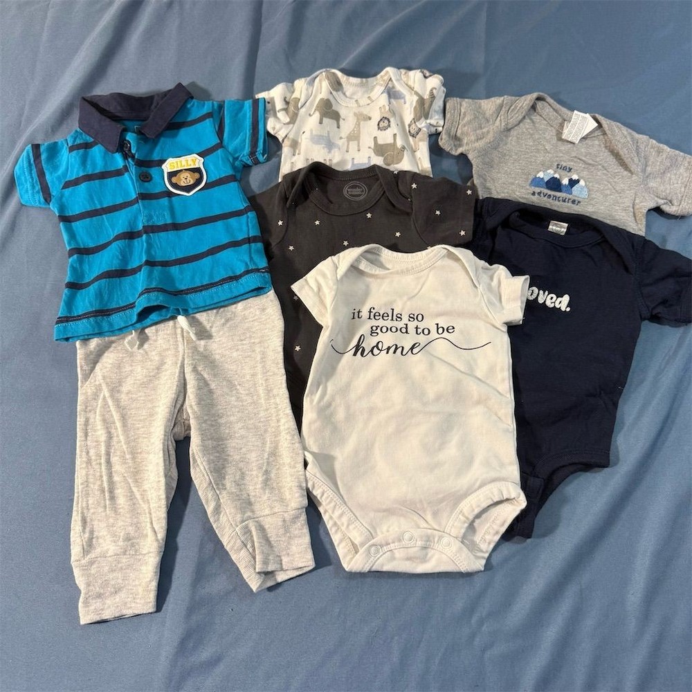 Newborn Infant Clothing Bundle Multicolor 7-Piece Set