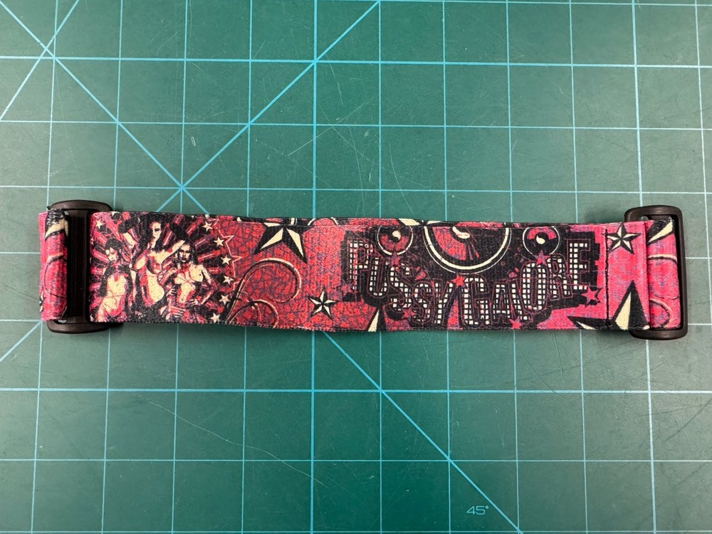 KM sublimated goggle strap for JT FLEX / SPECTRA. RARE!