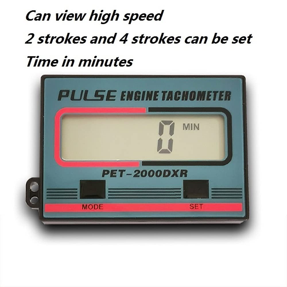 Gexmil Handheld Digital Induction Tachometer for 2/4-Stroke Chainsaw Small Engin