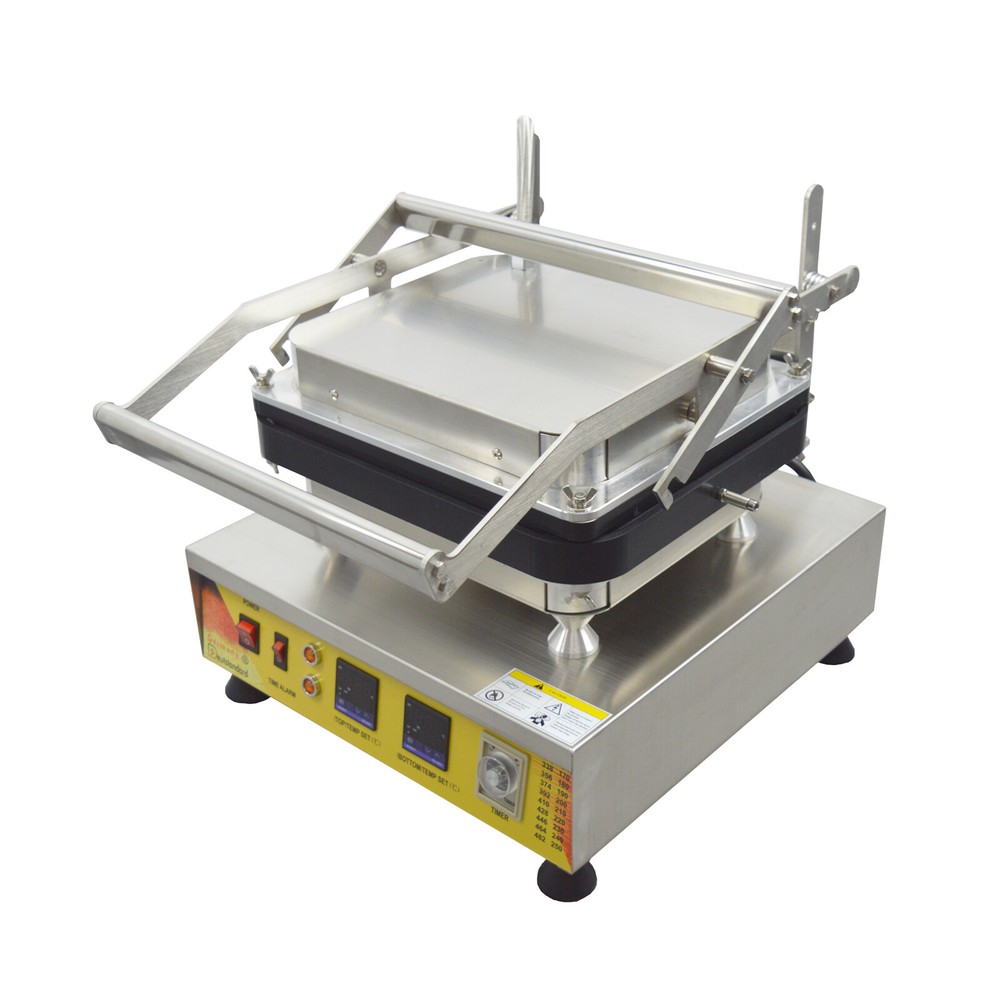 Commercial Donut Waffle Crispy Pie Nonstick Machine Replaceable Template 110V
