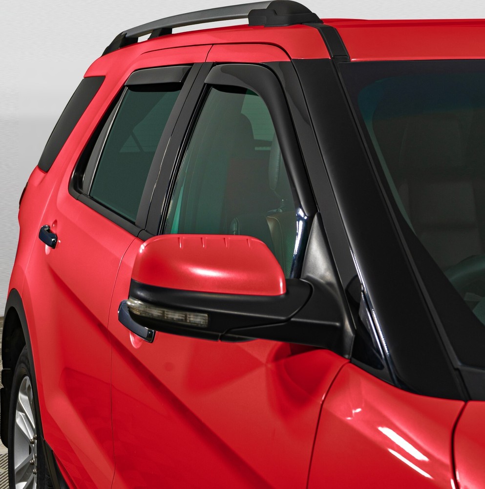 Rain Guards Vent Visors Shade for 2011-2019 Ford Explorer SHATTERPROOF