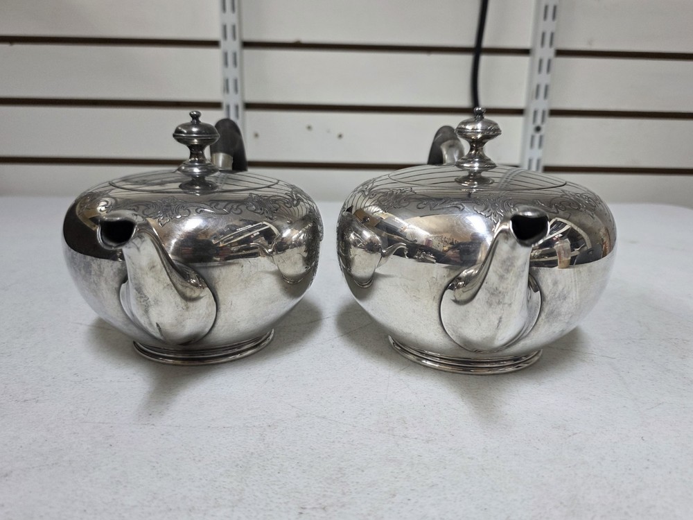 Vintage Silver-Plated Reed & Barton 5-Piece Tea & Coffee Set