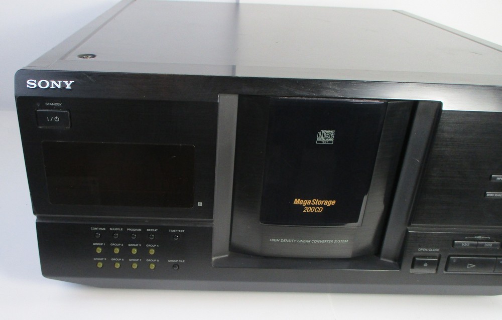 Sony CD Player CDP-CX220 Mega Storage 200 CD Capacity Player - No Remote