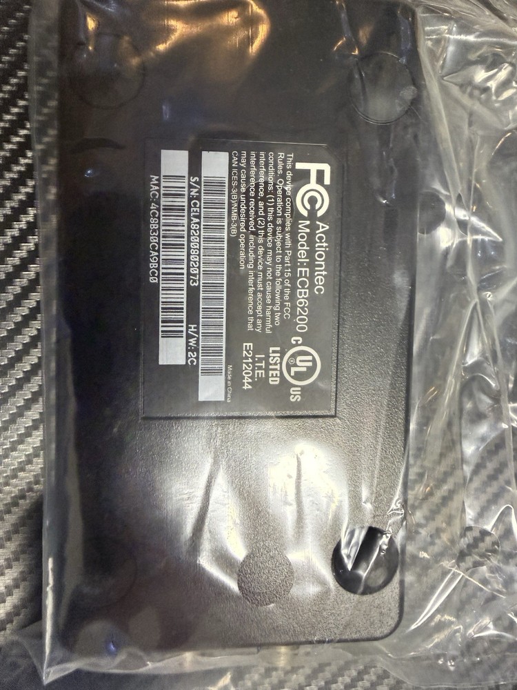 Actiontec ECB6200 MoCA 2.0 Network Adapter - No Power Supply