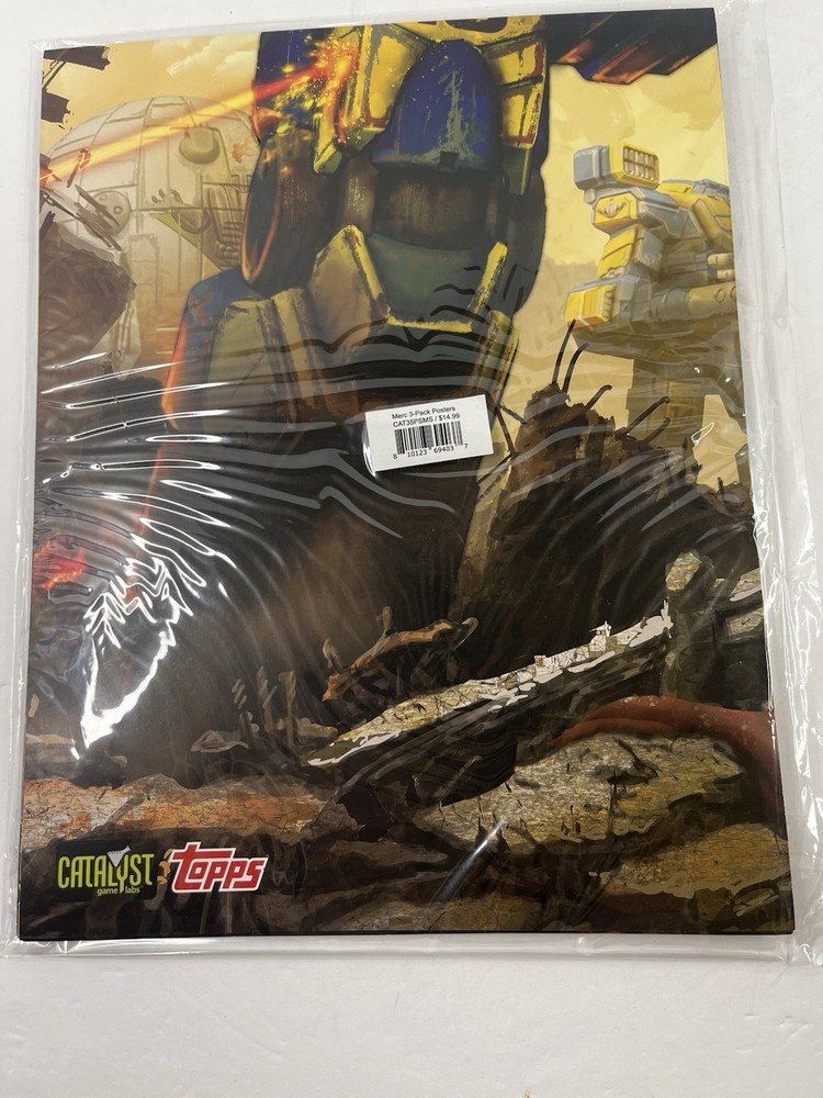 Battletech Mercenaries Merc 3 Pack Poster Set - Kickstarter Posters NEW